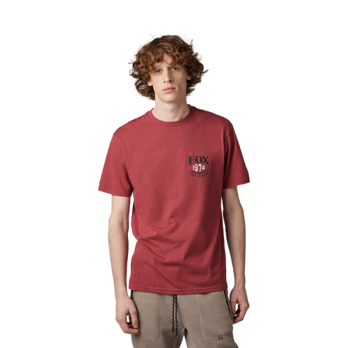 Fox Predominant SS Premium Tee - Scarlet