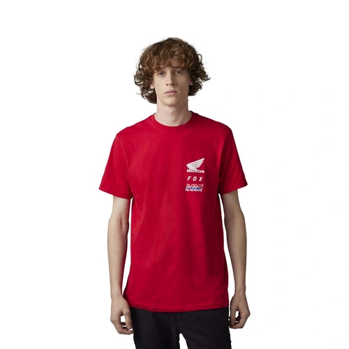 Fox X Honda SS Tee - Flame Red - L - SKU:FO30526122L