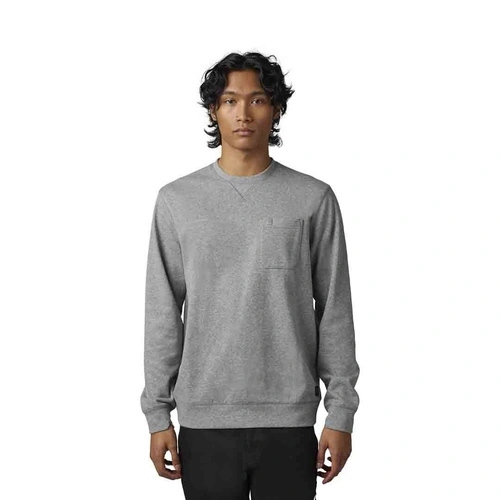 Fox Level Up LS Premium Pkt Tee - Heather Graphite - 2XL - SKU:FO305501852X