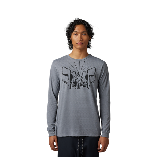 Fox The Format LS Tech Tee - Heather Graphite