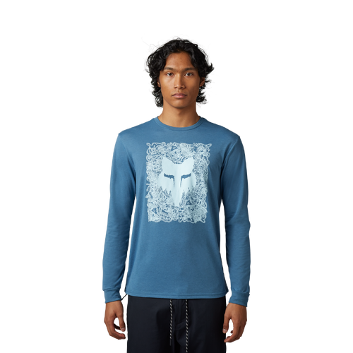 Fox Auxlry LS Tech Tee - Dark Slate