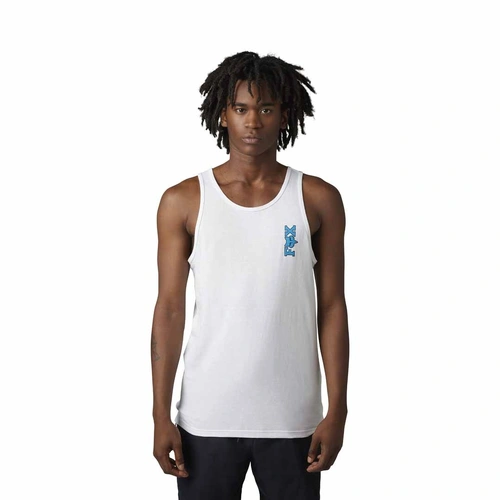 Fox Barbed Wire Premium Tank - Optic White - 2XL - SKU:FO305631902X