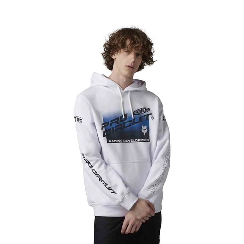 Fox Foyl Pc Pull Over Fleece - White