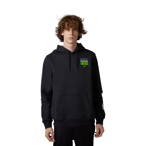 Fox X Kawi Pull Over Fleece - Black