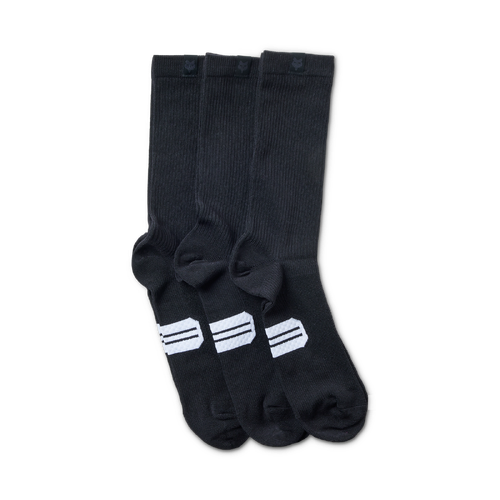 Fox Level Up Crew Sock - 3 Pack - Black - S/M - SKU:FO30618001SM