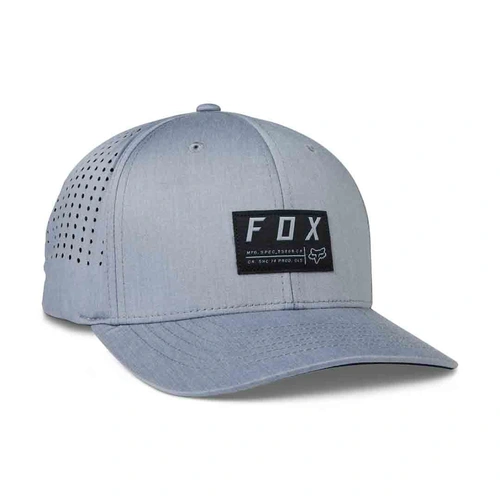 Fox Non Stop Tech Flexfit Hat - Steel Grey - L/XL - SKU:FO30632172LXL