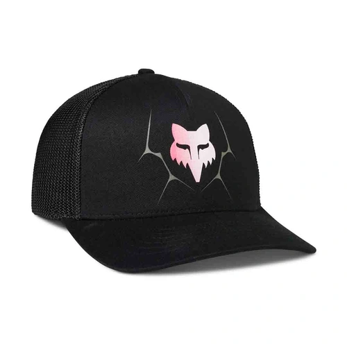 Fox Syz Flexfit Hat - Black - L/XL - SKU:FO30640001LXL