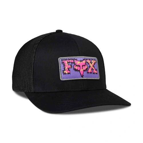 Fox Barbed Wire Flexfit Hat - Black - L/XL - SKU:FO30643001LXL