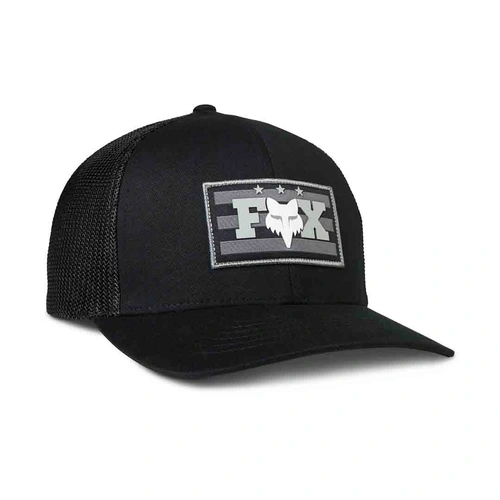 Fox Unity Flexfit Hat - Black - L/XL - SKU:FO30646001LXL