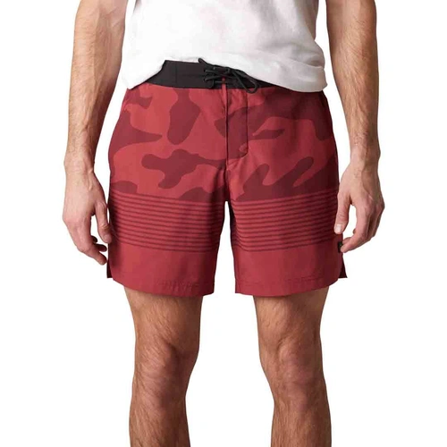Fox Vzns Camo Hybrid Short - Scarlet