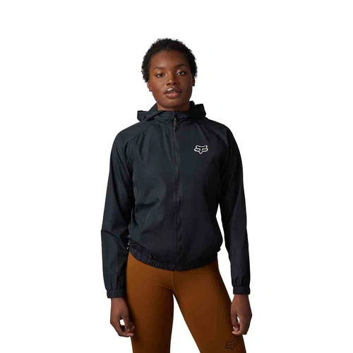 Fox Boundary Womens Windbreaker - Black - L - SKU:FO30764001L