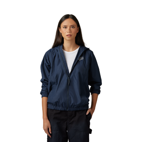 Fox Boundary Womens Windbreaker - Midnight - L - SKU:FO30764329L