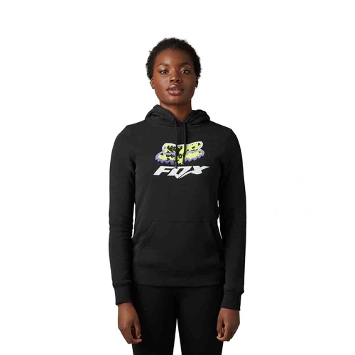 Fox Morphic Womens Pullover Fleece - Black - L - SKU:FO30769001L