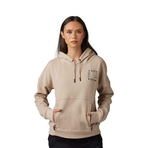Fox Hinkley Dwr Womens Pullover Fleece - Beige - L - SKU:FO30770236L