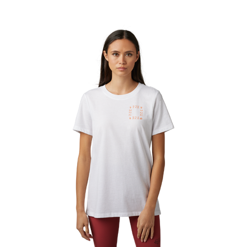 Fox Hinkley Womens Tee Short Sleeve - White