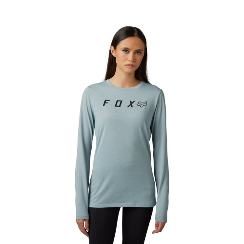 Fox Absolute Womens Tech Tee Long Sleeve - Gunmetal