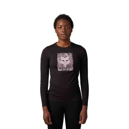 Fox Auxlry Womens Tech Tee Long Sleeve - Black - S - SKU:FO30801001S
