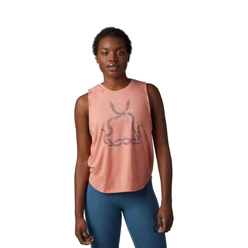 Fox Caved In Womens Tank - Salmon