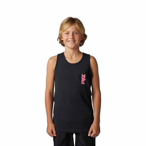 Fox Youth Barbed Wire Tank - Black - L - SKU:FO30830001L