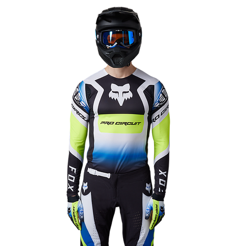 Fox Pro Circuit Flexair Foyl Jersey - Black/White
