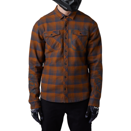 Fox Defend Drive Windblock Flannel - Nutmeg