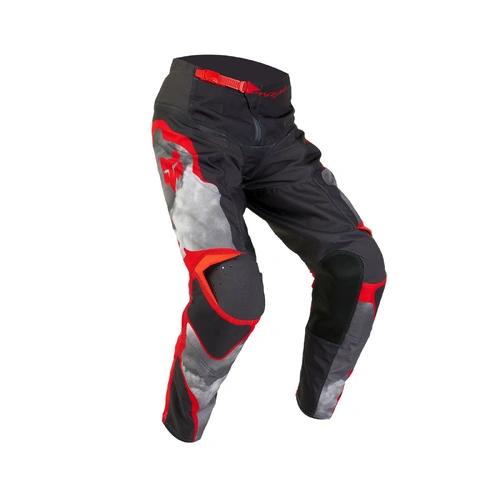 Fox 2024 180 Atlas Pants - Grey/Red - 34 - SKU:FO3129803734