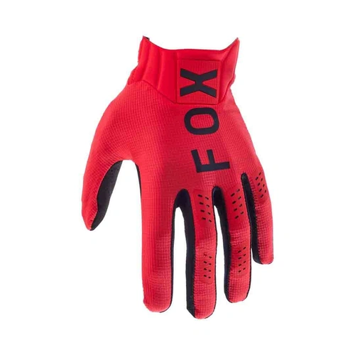 Fox Flexair Glove - Fluro Red - M - SKU:FO31308110M