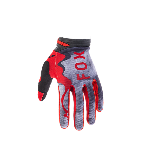 Fox 2024 180 Atlas Gloves - Grey/Red - 2XL - SKU:FO313110372X