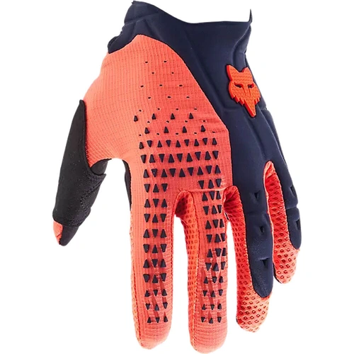 Fox 2024 Pawtector Gloves - Navy/Orange - L - SKU:FO31328425L