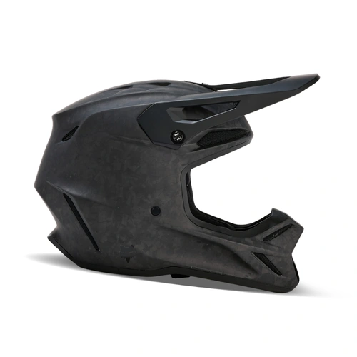 Fox V3 RS Carbon Solid Helmet - Matte Black - XS - SKU:FO31361255XS