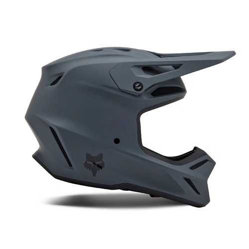 Fox V3 Solid Helmet - Graphite - 2XL - SKU:FO313651032X