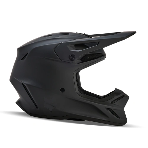 Fox V3 Solid Helmet - Matte Black - 2XL - SKU:FO313652552X