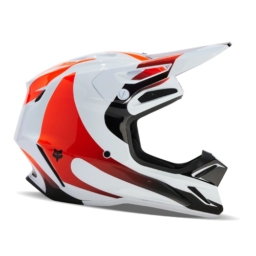 Fox V3 Magnetic Helmet - White - 2XL - SKU:FO313670082X
