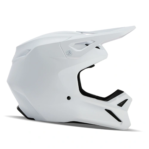 Fox V1 Solid Helmet - Matte White - 2XL - SKU:FO313690672X