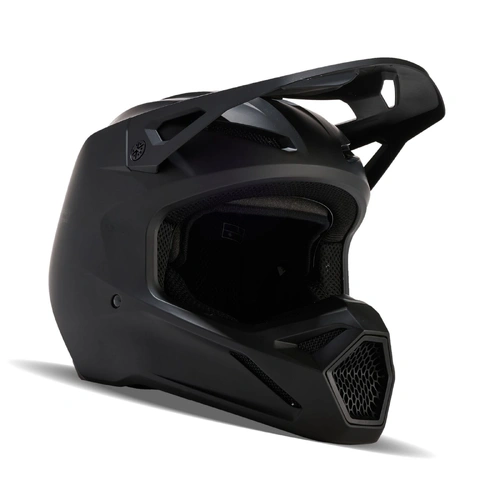 Fox V1 Solid Helmet - Matte Black - 2XL - SKU:FO313692552X