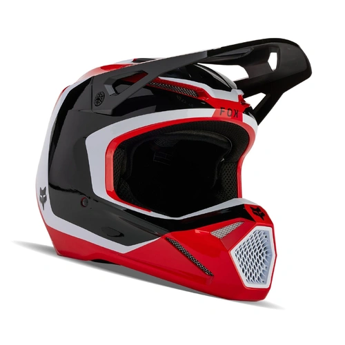 Fox 2024 V1 Nitro Helmet - Flo Red - XL - SKU:FO31370110XL