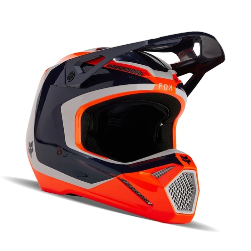 Fox 2024 V1 Nitro Helmet - Flo Orange - XL - SKU:FO31370824XL