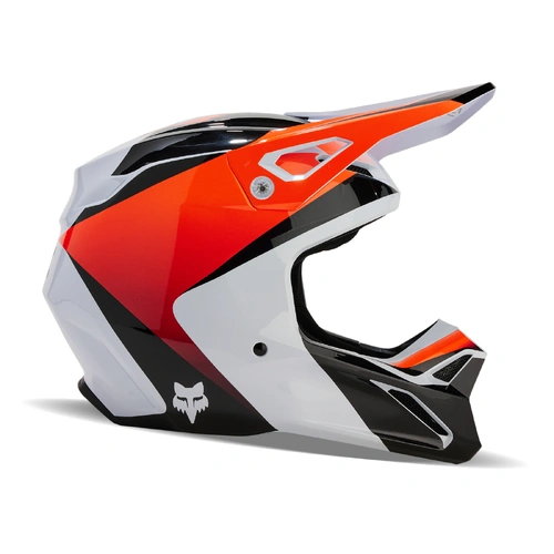 Fox 2024 V1 Streak Helmet - White - XS - SKU:FO31371008XS