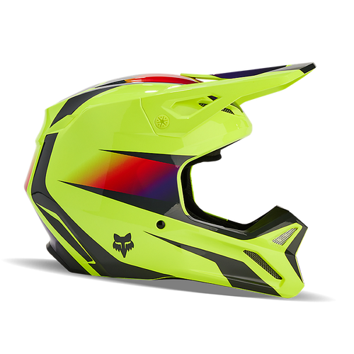 Fox V1 Flora Helmet - Yellow