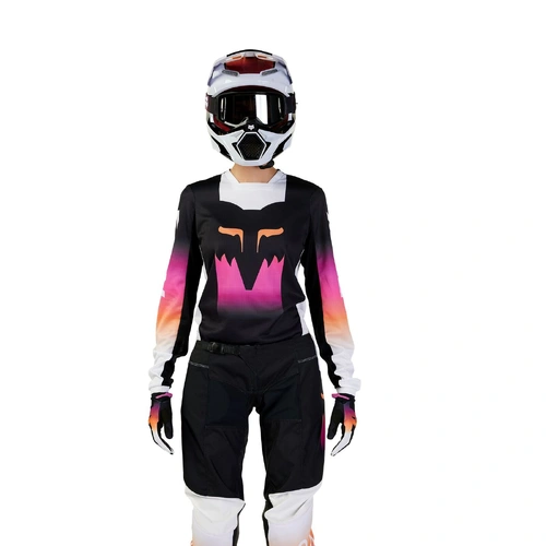 Fox 180 Flora Womens MX Jersey - Black/Pink