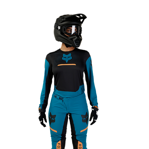 Fox Flexair Optical Womens Jersey - Maui Blue