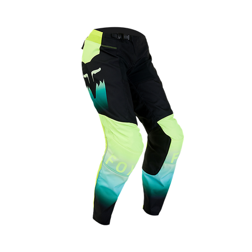 Fox Womens 180 Flora Womens MX Pant - Black/Yellow - 12 - SKU:FO3138601912