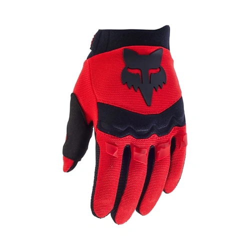 Fox Youth Dirtpaw Glove - Flo Red - L - SKU:FO31389110L