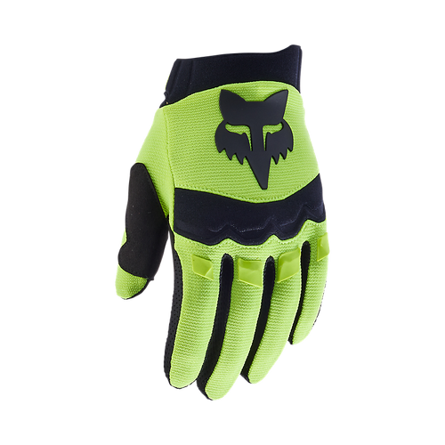 Fox Youth Dirtpaw Glove - Flo Yellow - L - SKU:FO31389130L