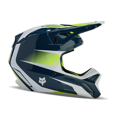 Fox Youth V1 Flora Helmet - Dark Indigo
