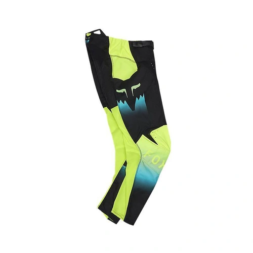 Fox 2024 Youth Girls 180 Flora Pant - Black/Yellow - 22 - SKU:FO3141901922
