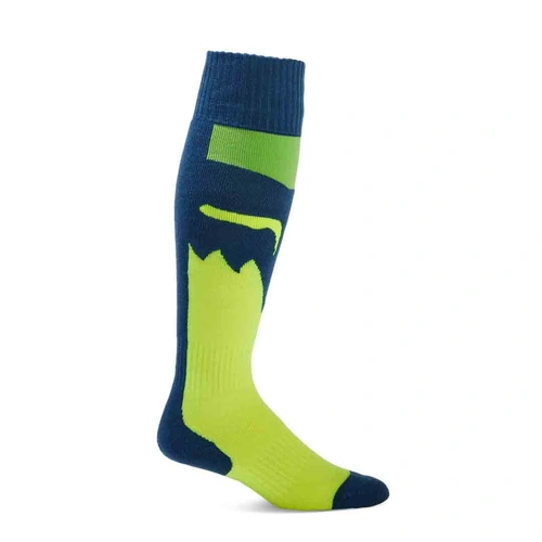 Fox 180 Flora Sock - Blue/Yellow - L - SKU:FO31423026L