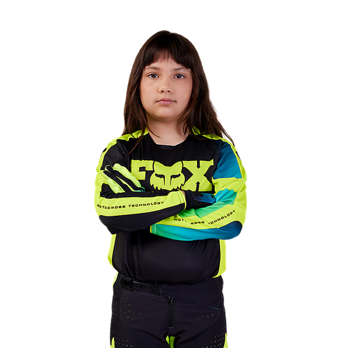 Fox Youth 360 Streak Jersey - Black/Yellow