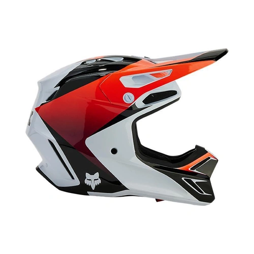 Fox Youth V3 Streak Helmet - White - M - SKU:FO31438008M