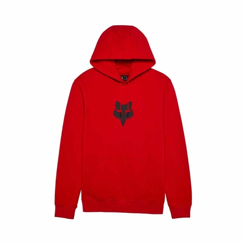 Fox Head Pullover Fleece - Red